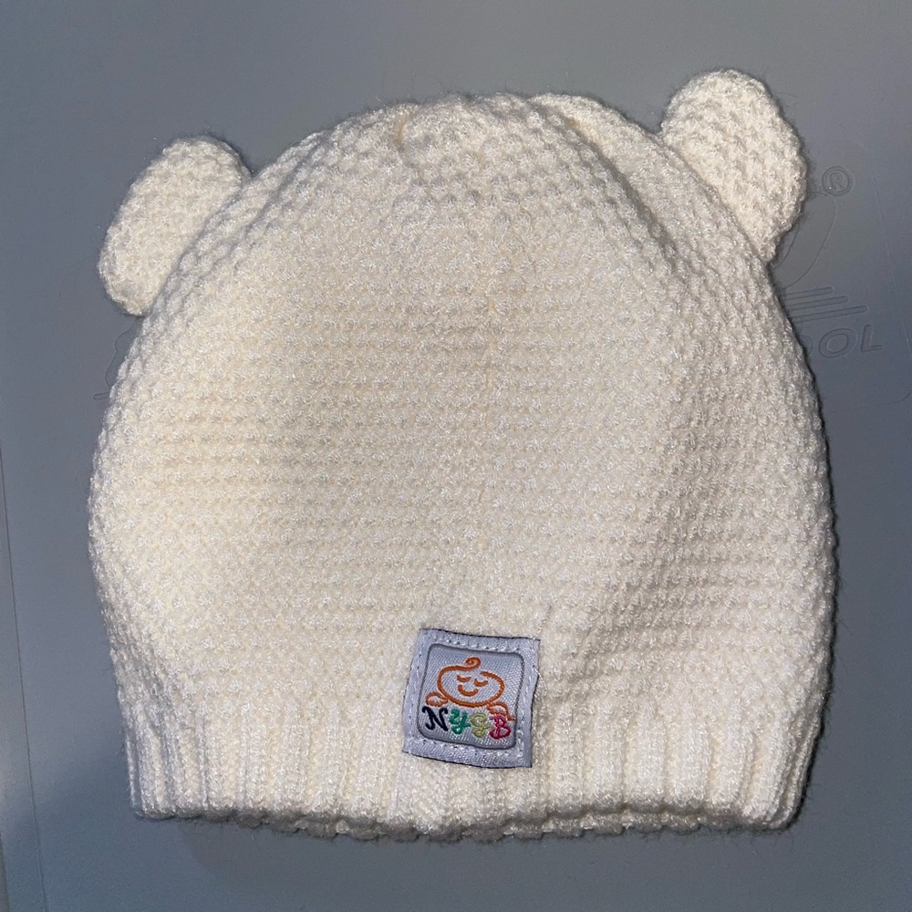 Knit Bear Hat 0-12M New & Unworn